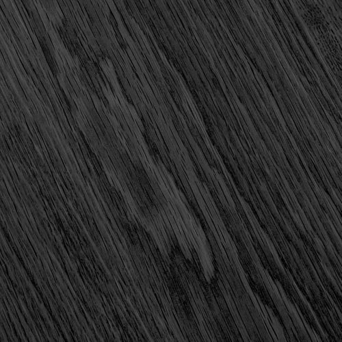 Table Repas Ronde Ø120cm Pied Central Relief Mdf Placage Chêne Noir - Dublin