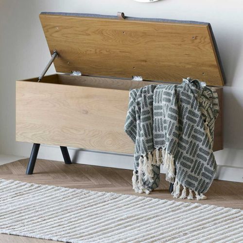 Plaid 130x180cm Vert à Motifs Géométriques - Kacy