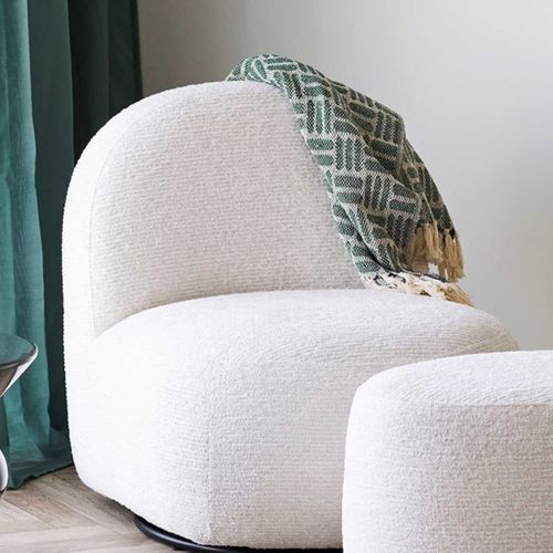 Plaid 130x180cm Vert à Motifs Géométriques - Kacy