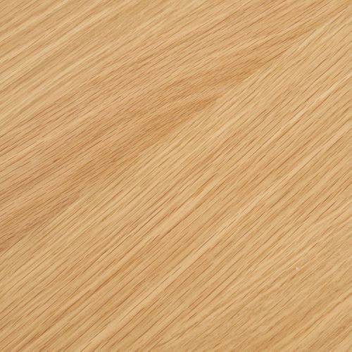 Table Repas Ronde Ø140cm Pied Central Relief Mdf Placage Chêne Clair - Dublin