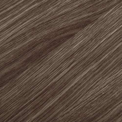 Table Repas Ronde Ø140cm Pied Central Relief Mdf Placage Chêne Fumé - Dublin