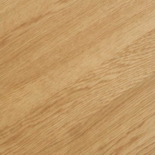 Table Repas Ronde Ø120cm Pied Central Relief Mdf Placage Chêne Clair - Dublin