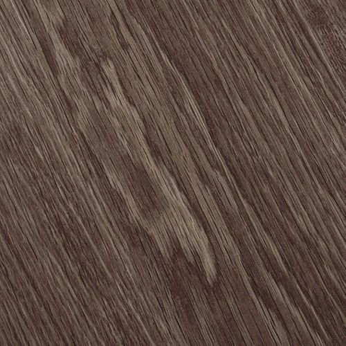 Table Repas Ronde Ø120cm Pied Central Relief Mdf Placage Chêne Fumé - Dublin