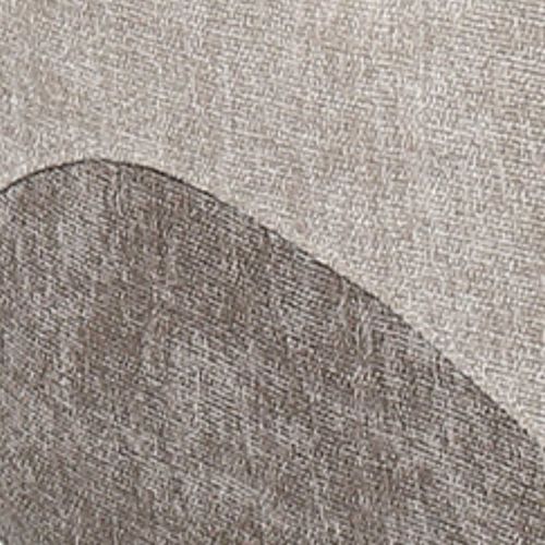 Fauteuil Fixe Tissu Maillé Ultra Doux Bicolore Beige - Austral