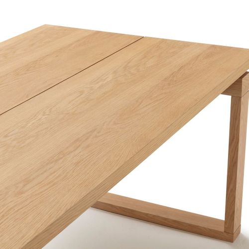 Table Repas Rectangulaire En Chêne Vernis Naturel - Ryhana