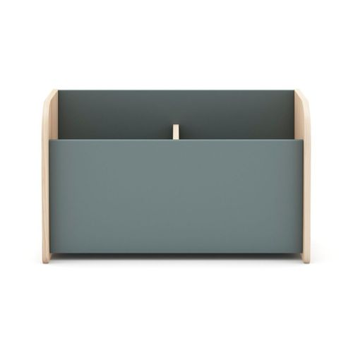 Coffre à Jouet En Pin Massif Naturel Et Mdf Laqué Vert Kaki - Kaina