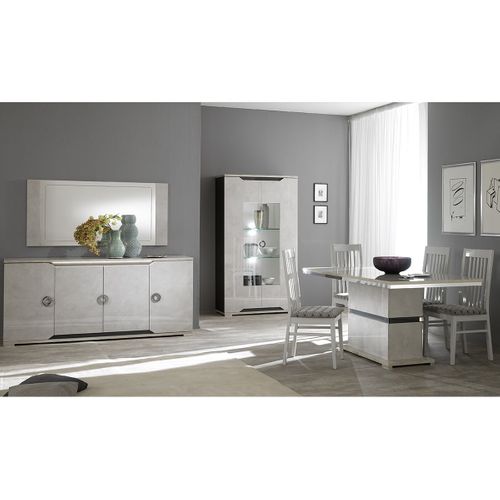 Miroir Avec Contour Finition Béton Laqué - Brise