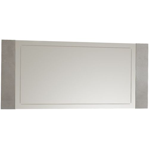 Miroir Avec Contour Finition Béton Laqué - Brise