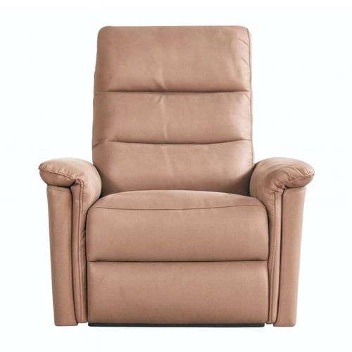 Fauteuil Relax Électrique En Tissu Polyester Marron Glacé - Rhoday