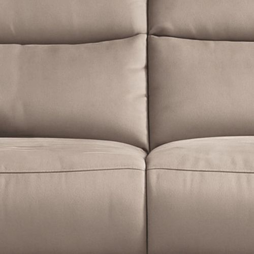 Canapé 2 Places Fixe En Tissu Polyester Gris - Rhoday