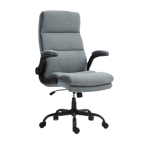 Fauteuil De Bureau Réglable Et Inclinable En Tissu Nylon Gris - Summit