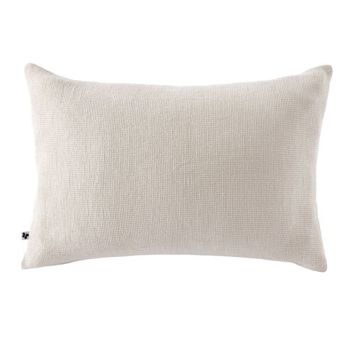 Taie D'oreiller 50x70cm En Coton Nid D'abeille Coloris Pampa - Almara