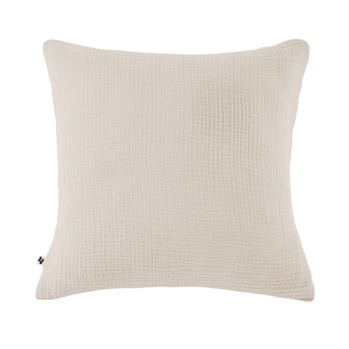 Taie D'oreiller 60x60cm Gaze De Coton Coloris Pampa - Inalia