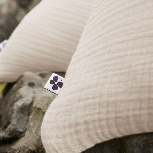 Taie D'oreiller 80x80cm Gaze De Coton Coloris Pampa - Inalia