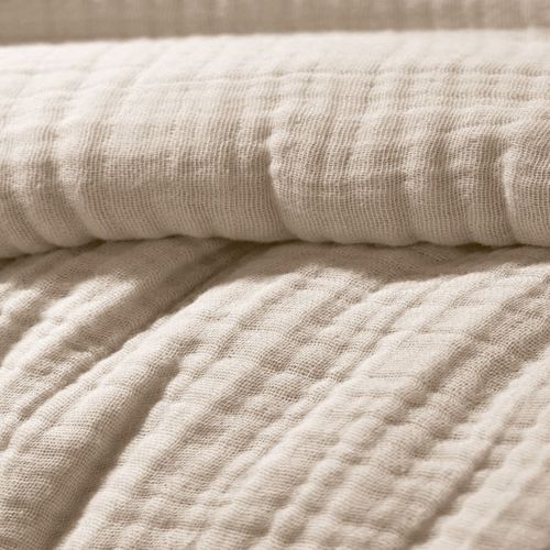 Housse De Couette 240x220cm Gaze De Coton Coloris Pampa - Inalia