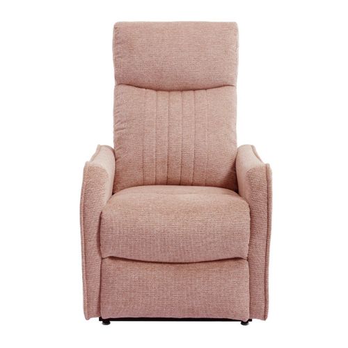 Fauteuil Relax Releveur Tissu Polyester Rouge Clair Chiné - Betta