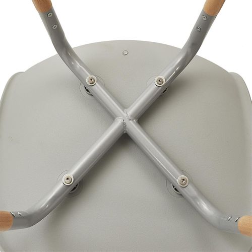 Ensemble Table En Verre + 4 Chaises Pp Gris - Verana