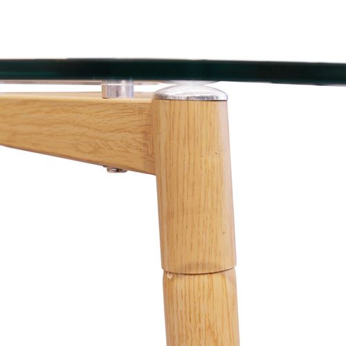 Pack Table En Verre + 4 Chaises Gris Chiné Clair - Verana