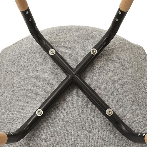 Pack Table En Verre + 4 Chaises Gris Chiné Clair - Verana