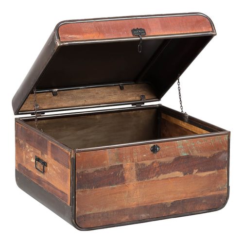 Malle De Rangement Aspect Vieilli - Replay