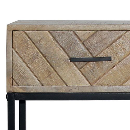 Console 2 Tiroirs En Manguier Massif - Manko