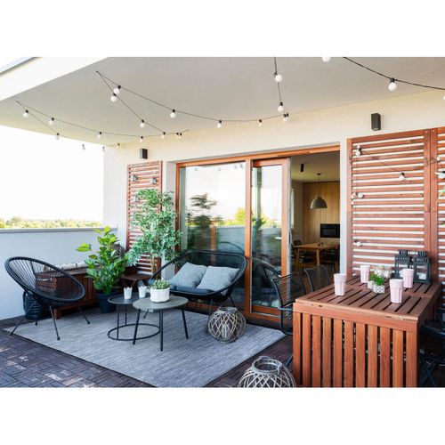 Tapis 160x230cm Pet Recyclé Toucher Laine Graphite - Roby