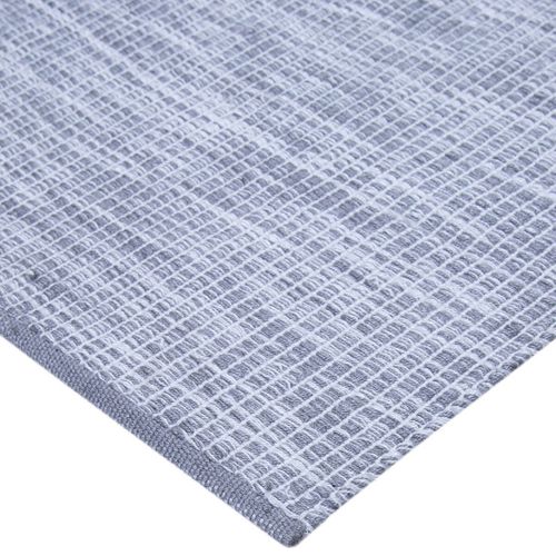 Tapis 160x230cm Pet Recyclé Toucher Laine Graphite - Roby