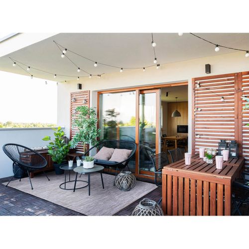 Tapis 160x230cm Pet Recyclé Toucher Laine Ficelle - Roby