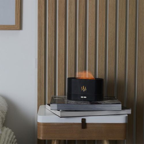 Diffuseur D'huile Essentiel LED Effet Flamme USB, Parfum Et Lumière Relaxante Pour Votre Maison - D