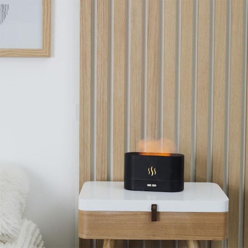 Diffuseur D'huile Essentiel LED Effet Flamme USB, Parfum Et Lumière Relaxante Pour Votre Maison - D