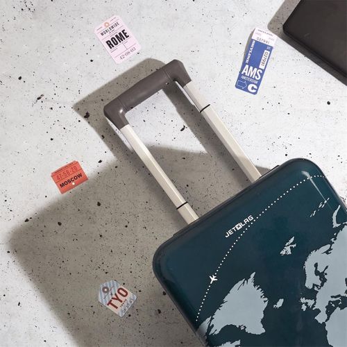 Valise Cabine Noir 24l Rigide En Polycarbonate Avec Roues Pivotantes 360° Et Cadenas Sécurisé à Cod