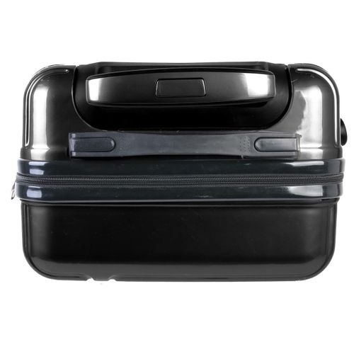 Lot De 3 Valises Noir - 49l 65l 105l, Coque Rigide En Polycarbonate, Roues Pivotantes 360°, Cadenas