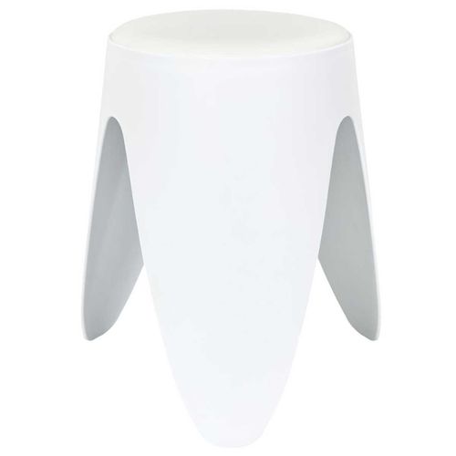 Tabouret Blanc 46 Cm - Qaris