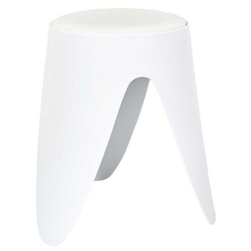Tabouret Blanc 46 Cm - Qaris
