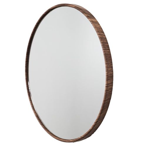 Enssemble De 3 Miroir D.26 Cm Imitation Bois - Ronix