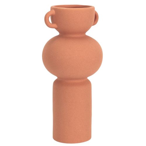 Vase Anse Céramique Terracotta Artiste 25,5cm - Samir