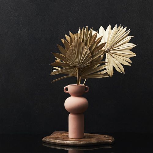 Vase Anse Céramique Terracotta Artiste 25,5cm - Samir