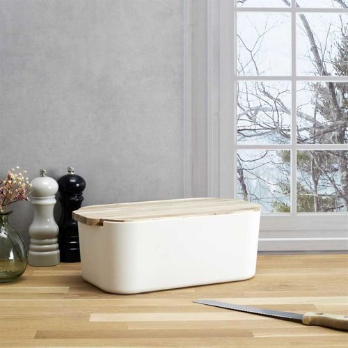 Boîte à Pain Avec Planche En Acacia - Prelon