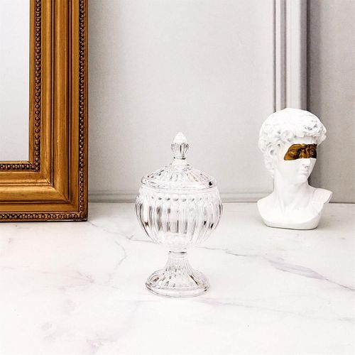 Bonbonnière Ronde H15cm Sur Pied - Gormix