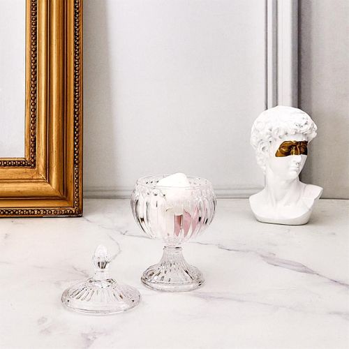 Bonbonnière Ronde H15cm Sur Pied - Gormix