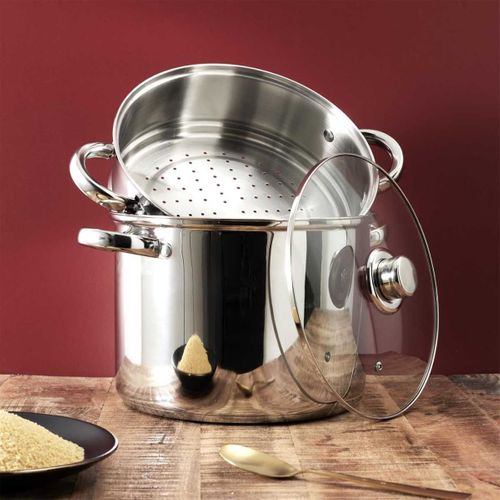 Couscoussier Métal 8l Avec Couvercle - Liran