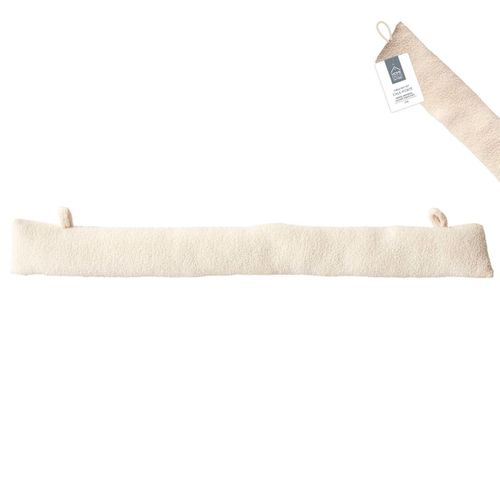 Boudin De Porte En Bouclette Crème 7x80cm - Fiora