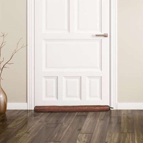 Boudin De Porte En Suèdine Camel 7x80cm - Fiora