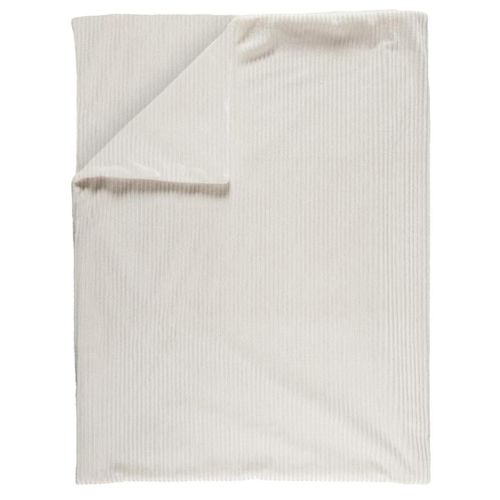 Plaid 120x150cm Côtelée Flanelle, Confort Cosy Et Style Intemporel - Xiria