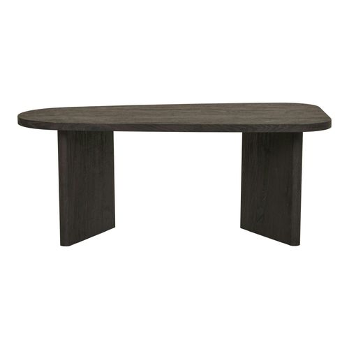 Table Basse Design - Pieds Larges, Effet Chêne Brun Tartu