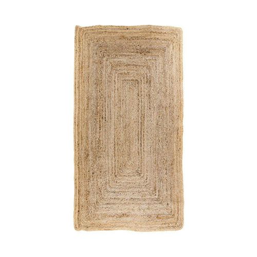 Tapis En Jute Tressée 135 Cm - Format Rectangulaire, Esprit Bohème Fez