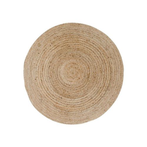 Tapis Rond En Jute Tressée Ø90 Cm - Style Bohème Et Nature Fez