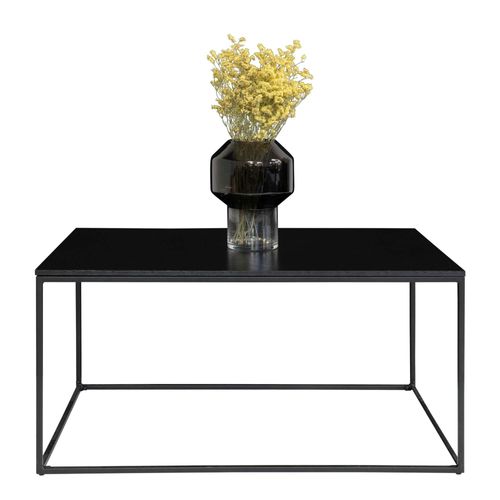 Table Basse Rectangulaire Noire - Design Minimaliste Tallinn