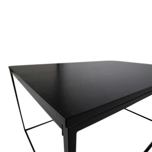 Table Basse Rectangulaire Noire - Design Minimaliste Tallinn