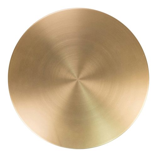 Bout De Canapé Design En Marbre Avec Plateau Doré Ø41 Cm Tallinn